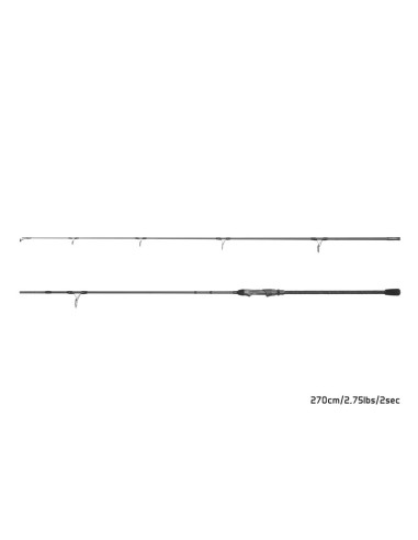 Lanseta Delphin Opium BlacxCarp 3G TechnoCork, 9ft, 2.70m, 2.75lbs, 2buc