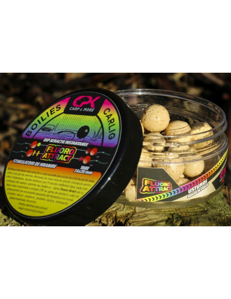 Boilies De Carlig CPK Fluoro Attract Feeder, Usturoi, 8mm, 35g Boilies De Carlig CPK Fluoro Attract Feeder, Usturoi, 8mm, 35g