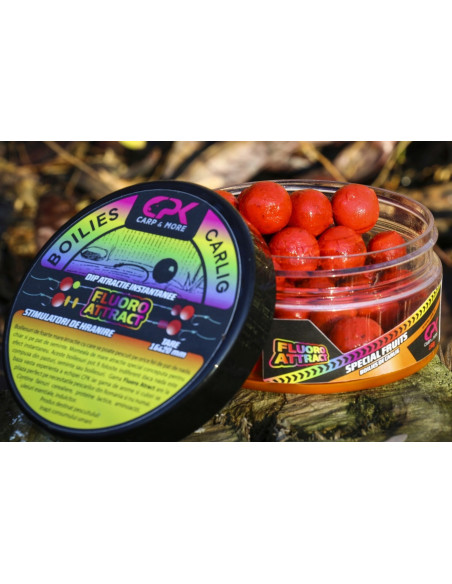 Boilies De Carlig CPK Fluoro Attract Feeder, Special Fruits, 8mm, 35g Boilies De Carlig CPK Fluoro Attract Feeder, Special Fruits, 8mm, 35g