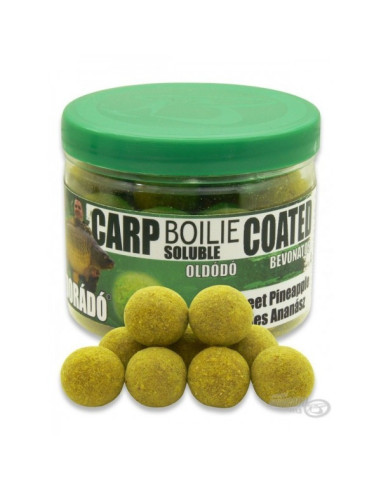Boilies Haldorado Carp Soluble Coated, Ananas Dulce, 18mm, 70g