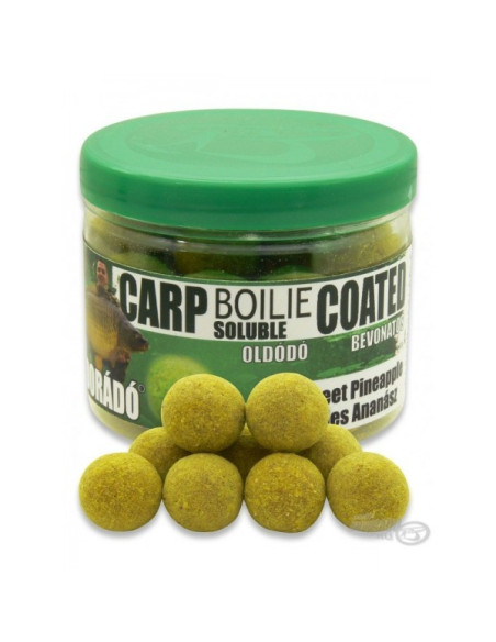 Boilies Haldorado Carp Soluble Coated, Ananas Dulce, 18mm, 70g Boilies Haldorado Carp Soluble Coated, Ananas Dulce, 18mm, 70g