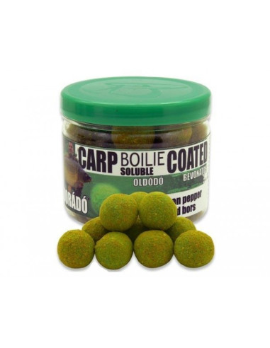 Boilies Haldorado Carp Soluble Coated, Piper Verde, 18mm, 70g
