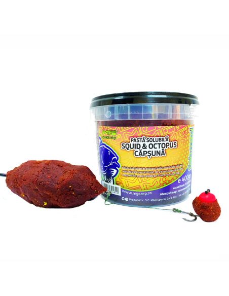 Pasta Solubila MG Special Carp, Squid&Octopus Capsuna, 400g