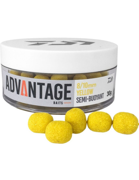 Dumbell Critic Echilibrat Daiwa Advantage Semi Buoyant, Porumb dulce, 6/8mm, 30g Dumbell Critic Echilibrat Daiwa Advantage Semi Buoyant, Porumb dulce, 6/8mm, 30g