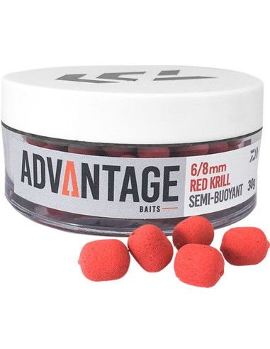 Dumbell Critic Echilibrat Daiwa Advantage Semi Buoyant, Krill, 6/8mm, 30g