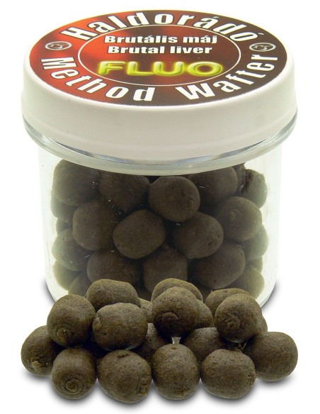 Wafter Haldorado Fluo Method, Brutal Liver, 8mm, 10g Wafter Haldorado Fluo Method, Brutal Liver, 8mm, 10g