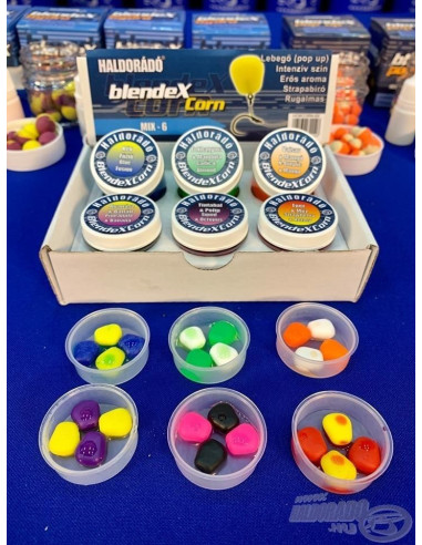 Pop-Up Haldorado BlendexCorn, Mix-6, 10mm, 6buc/cutie