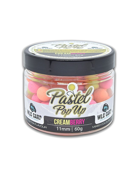 Pop-ups WLC Carp Pastel, Creamberry, 11mm, 60g Pop-ups WLC Carp Pastel, Creamberry, 11mm, 60g