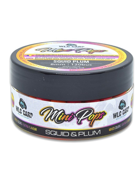 Pop-up WLC Carp Mini Pop-ups, Squid & Plum, 8mm, 120buc Pop-up WLC Carp Mini Pop-ups, Squid & Plum, 8mm, 120buc