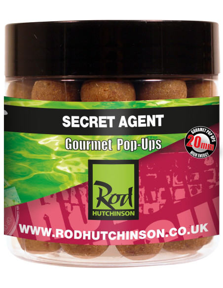 Pop-Ups Rod Hutchinson Gourmet, Secret Agent, 20mm Pop-Ups Rod Hutchinson Gourmet, Secret Agent, 20mm