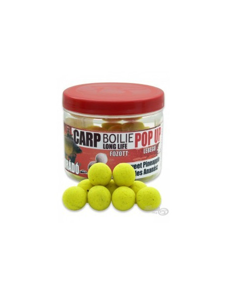 Pop Up Haldorado Carp Boilie Long Life, Ananas Dulce, 16mm, 40g Pop Up Haldorado Carp Boilie Long Life, Ananas Dulce, 16mm, 40g