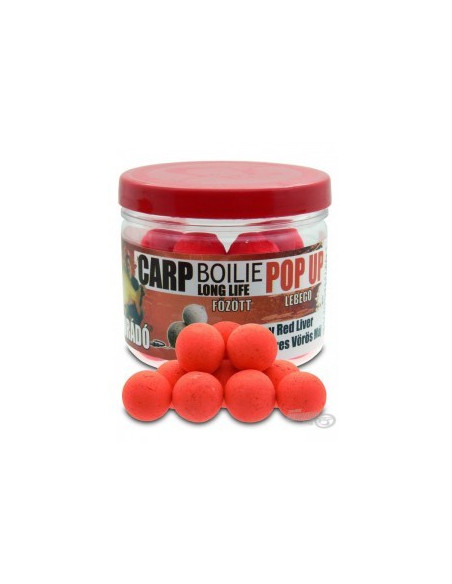 Pop Up Haldorado Carp Boilie Long Life, Ficat Rosu Condimentat, 16mm, 40g Pop Up Haldorado Carp Boilie Long Life, Ficat Rosu Condimentat, 16mm, 40g