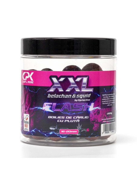 Boilies-uri de Carlig Critic Echilibrate CPK Flash, XXL, 14&16mm, 125g