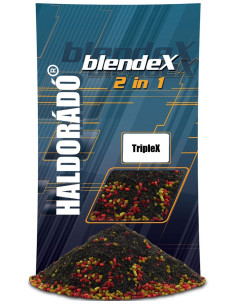 Mix Pelete + Groundbait Haldorado BlendeX 2 in 1, TripleX, 800g/punga