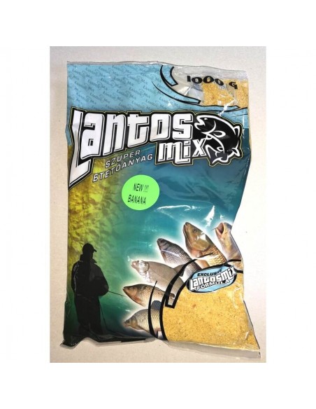 Nada Lantos Mix Groundbait, Banana, 1kg Nada Lantos Mix Groundbait, Banana, 1kg