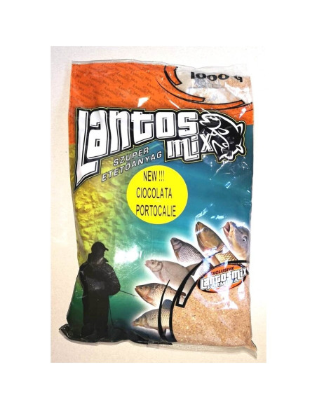 Nada Lantos Mix Groundbait, Ciocolata & Portocala, 1kg Nada Lantos Mix Groundbait, Ciocolata & Portocala, 1kg