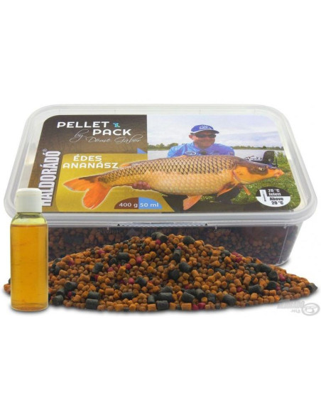 Pelete Haldorado Pellet Pack By Dome Gabor, Ananas Dulce, 2-3-4mm, 400g