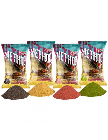 Nada Groundbait Benzar Mix Method Mix, Scopex & Mix Fish, 800g