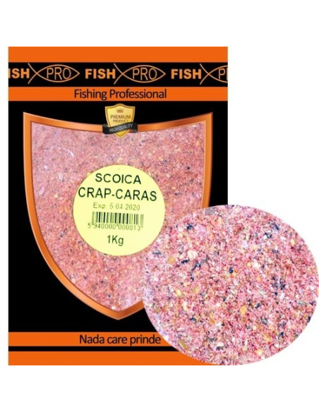 Nada Fish Pro Crap-Caras, Scoica, 1kg Nada Fish Pro Crap-Caras, Scoica, 1kg