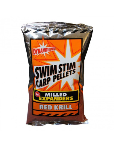 Groundbait Dynamite Baits Swim Stim Milled Expanders, Red Krill, 750g