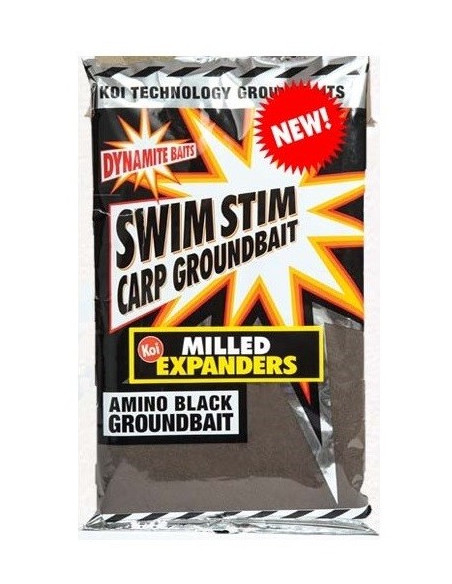 Groundbait Dynamite Baits Swim Stim Milled Expanders, Amino Black, 750g Groundbait Dynamite Baits Swim Stim Milled Expanders, Amino Black, 750g