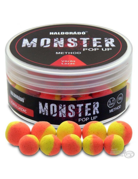 Pop Up Haldorado Monster Method, Somon Rosu, 9-11mm, 30g Pop Up Haldorado Monster Method, Somon Rosu, 9-11mm, 30g