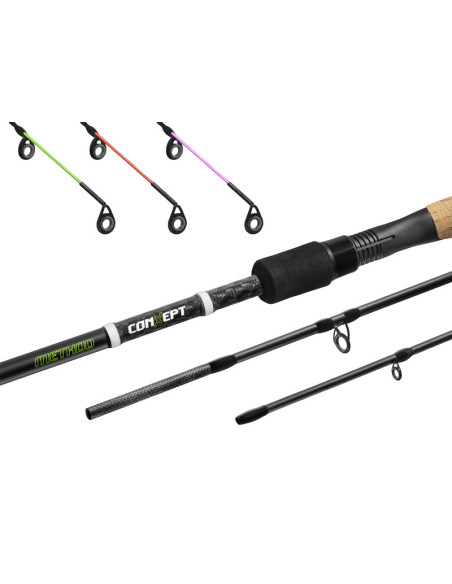 Lanseta Delphin Method Conxept, 3.30m, 60g, 3+3buc