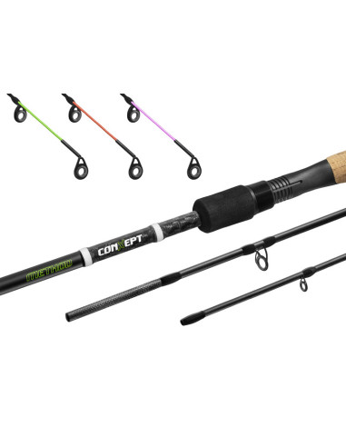 Lanseta Delphin Method Conxept, 3.60m, 60g, 3+3buc