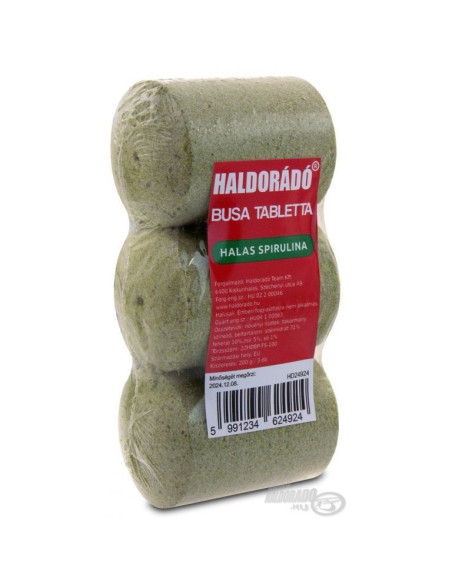 Tableta Fitoplankton Haldorado Busa, Peste cu Spirulina, 3buc/pachet Tableta Fitoplankton Haldorado Busa, Peste cu Spirulina, 3buc/pachet