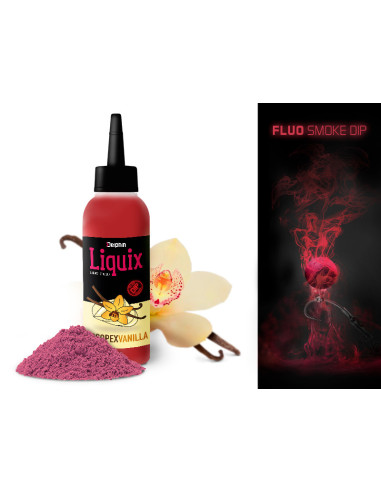 Dip Fluo Delphin D Snax LiquiX, Scopex-Vanilie, 100ml