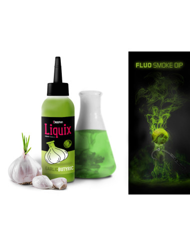 Dip Fluo Delphin D Snax LiquiX, Usturoi-Butyric, 100ml