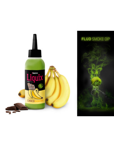 Dip Fluo Delphin D Snax LiquiX, Ciocolata-Banana, 100ml