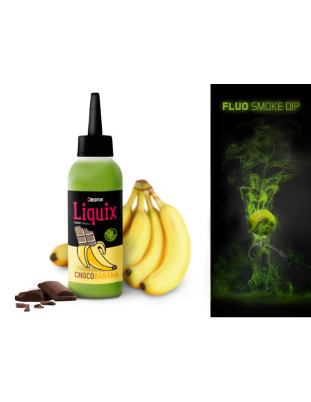 Dip Fluo Delphin D Snax LiquiX, Ciocolata-Banana, 100ml Dip Fluo Delphin D Snax LiquiX, Ciocolata-Banana, 100ml