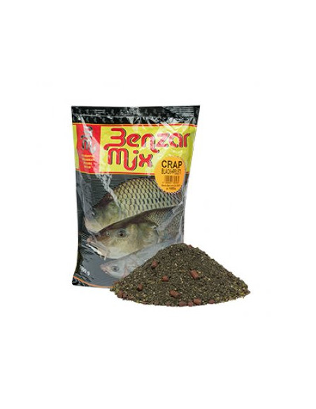 Nada Benzar Mix, Crap Black & Pelete Negru, 1kg Nada Benzar Mix, Crap Black & Pelete Negru, 1kg