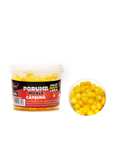 Porumb Moale Pentru Carlig Senzor, Capsuna, 60g