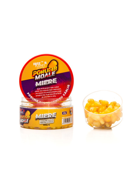 Porumb Moale Pentru Carlig Senzor, Miere, 60g Porumb Moale Pentru Carlig Senzor, Miere, 60g