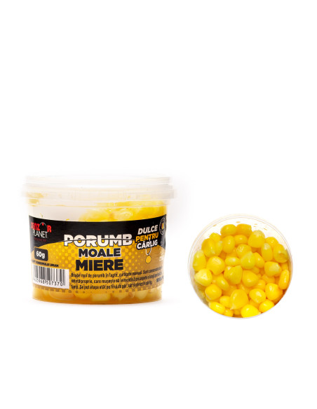 Porumb Moale Pentru Carlig Senzor, Miere, 60g Porumb Moale Pentru Carlig Senzor, Miere, 60g
