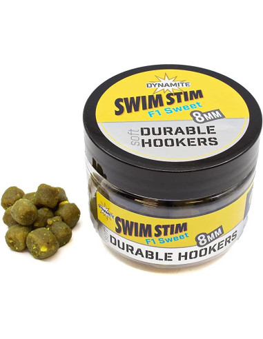 Pelete De Carlig Dynamite Baits Swim Stim Durable Hook Pellets, Yellow F1, 8mm