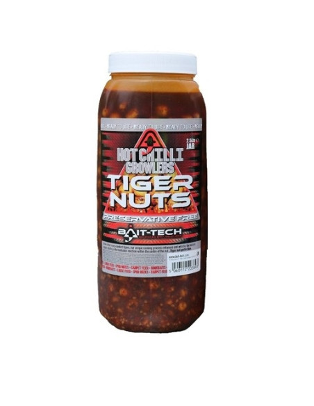 Alune Tigrate Bait-Tech Growlers Tiger Nut Jar, Hot, 2.5L Alune Tigrate Bait-Tech Growlers Tiger Nut Jar, Hot, 2.5L