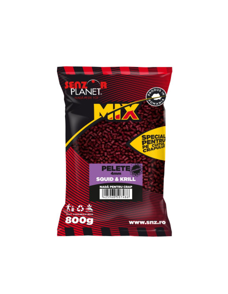 Pelete Senzor, Krill & Squid, 4mm, 800g Pelete Senzor, Krill & Squid, 4mm, 800g