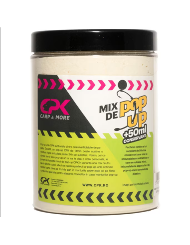 Mix De Pop Up CPK Pulbere + 50ml Conservant, Natur, 220g/cutie