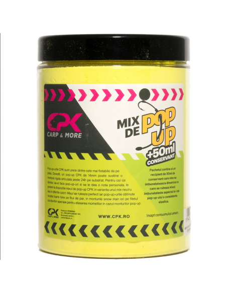 Mix De Pop Up CPK Pulbere 50ml Conservant, Galben 2, 220g/cutie Mix De Pop Up CPK Pulbere 50ml Conservant, Galben 2, 220g/cutie