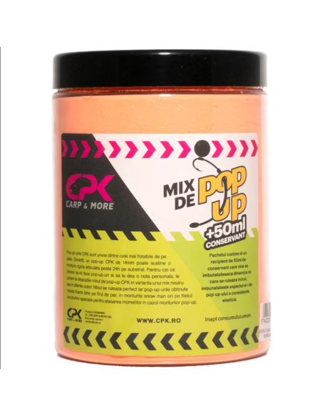 Mix De Pop Up CPK Pulbere + 50ml Conservant, Portocaliu, 220g/cutie