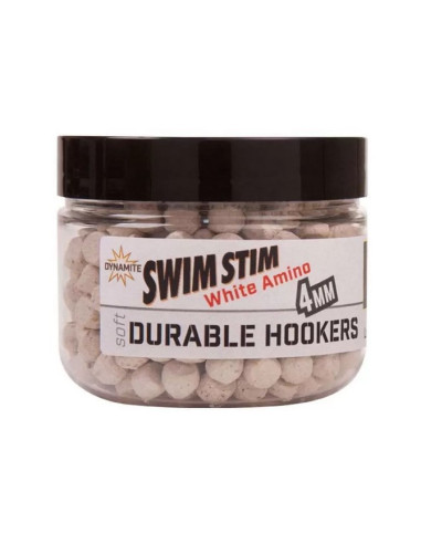 Pelete De Carlig Dynamite Baits Swim Stim Durable Hook Pellets, White Amino