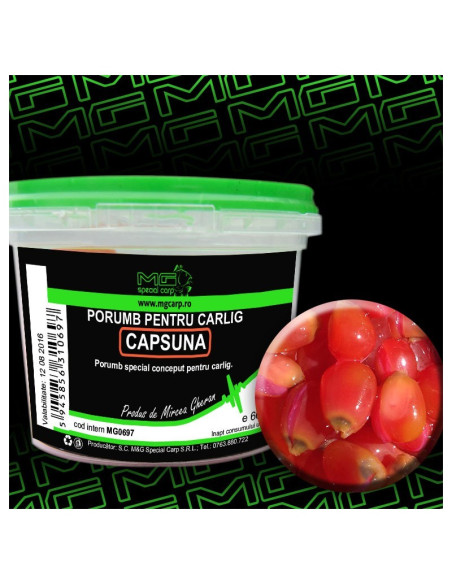 Porumb Pentru Carlig MG Special Carp, Capsuna, 60g