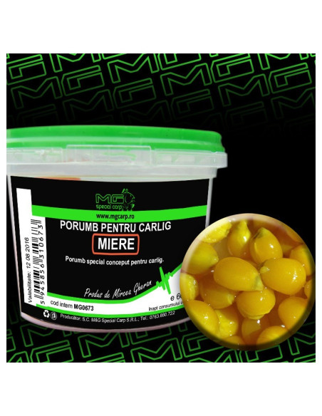Porumb Pentru Carlig MG Special Carp, Miere, 60g