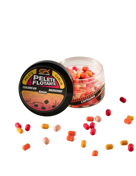Pelete de Carlig Flotante Cpk Feeder, Capsuna, 6mm, 25g