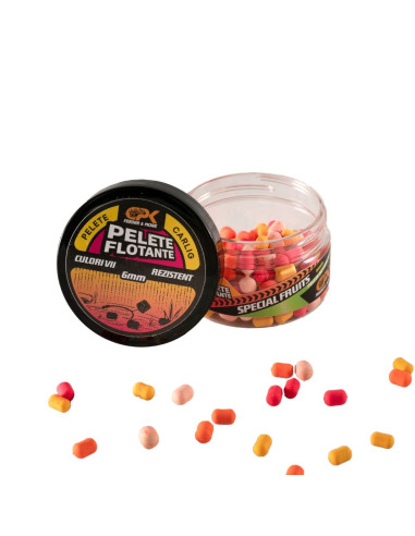 Pelete de Carlig Flotante Cpk Feeder, Special Fruits, 6mm, 25g