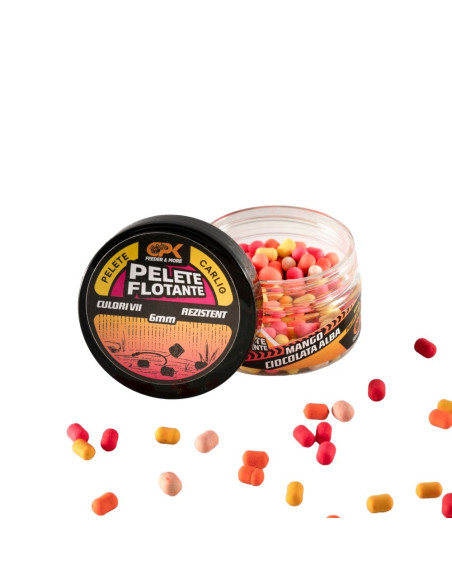 Pelete de Carlig Flotante Cpk Feeder, Mango & Ciocolata alba, 6mm, 25g Pelete de Carlig Flotante Cpk Feeder, Mango & Ciocolata alba, 6mm, 25g