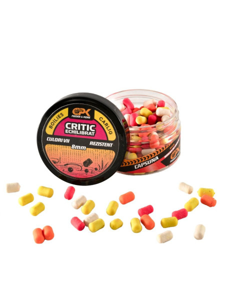 Pelete De Carlig Solubile Cpk Feeder, Capsuna, 8mm&10mm, 35g Pelete De Carlig Solubile Cpk Feeder, Capsuna, 8mm&10mm, 35g